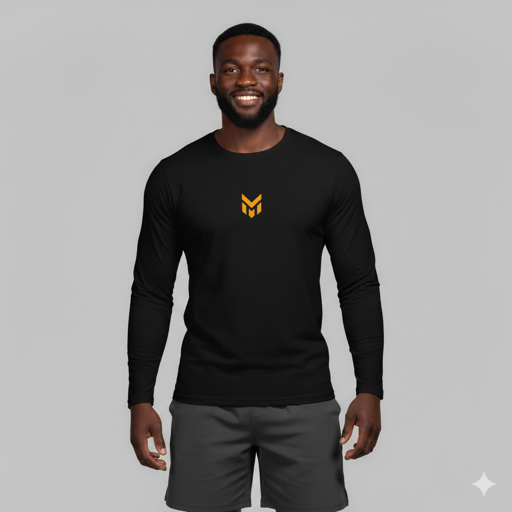 Long Sleeve Fitted Crew