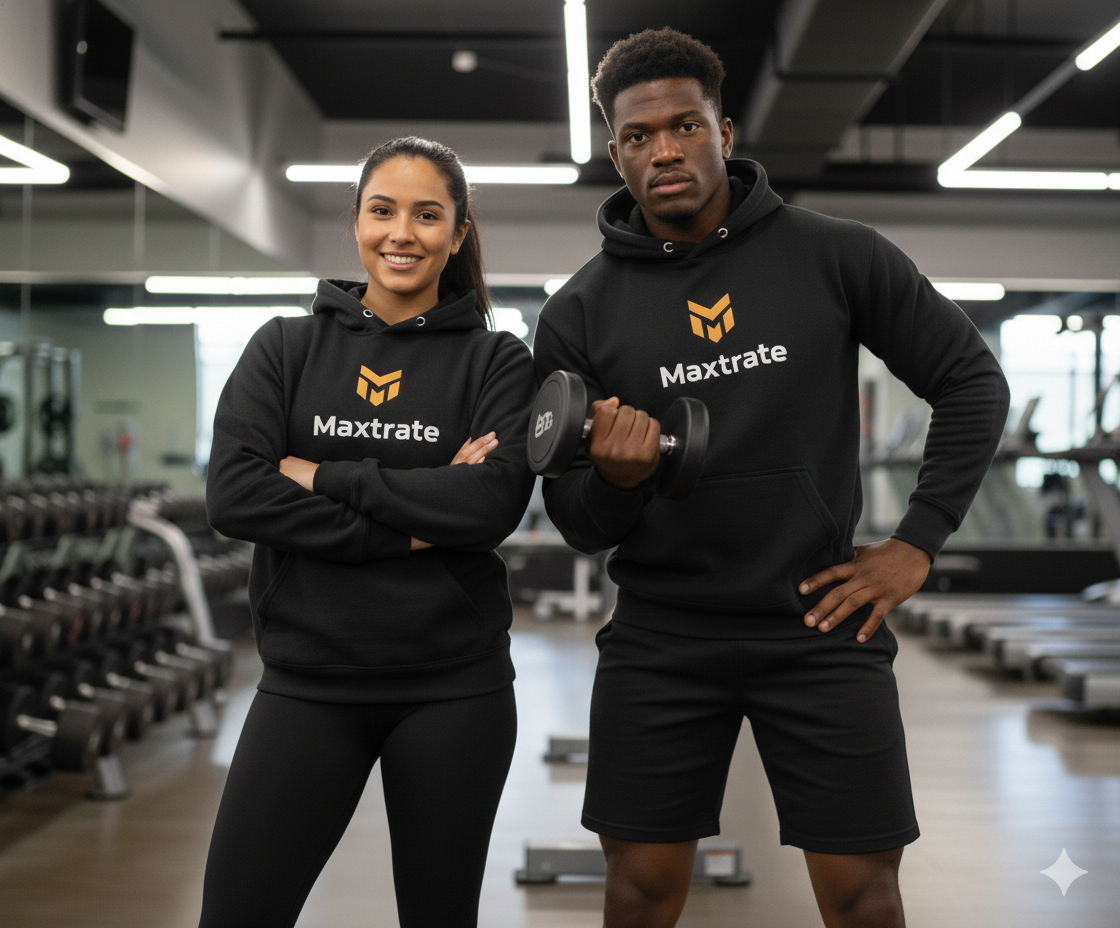 Maxtrate Unisex Premium Pullover Hoodie