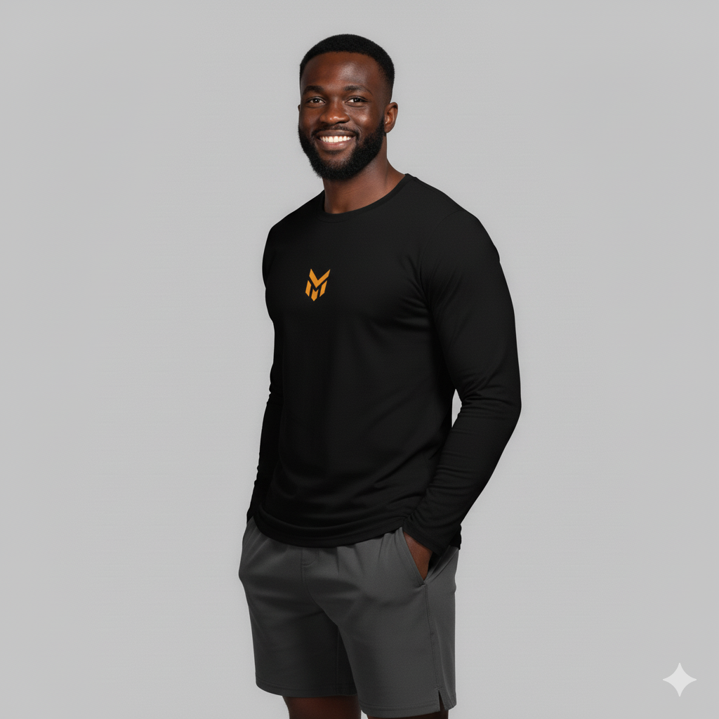 Long Sleeve Fitted Crew